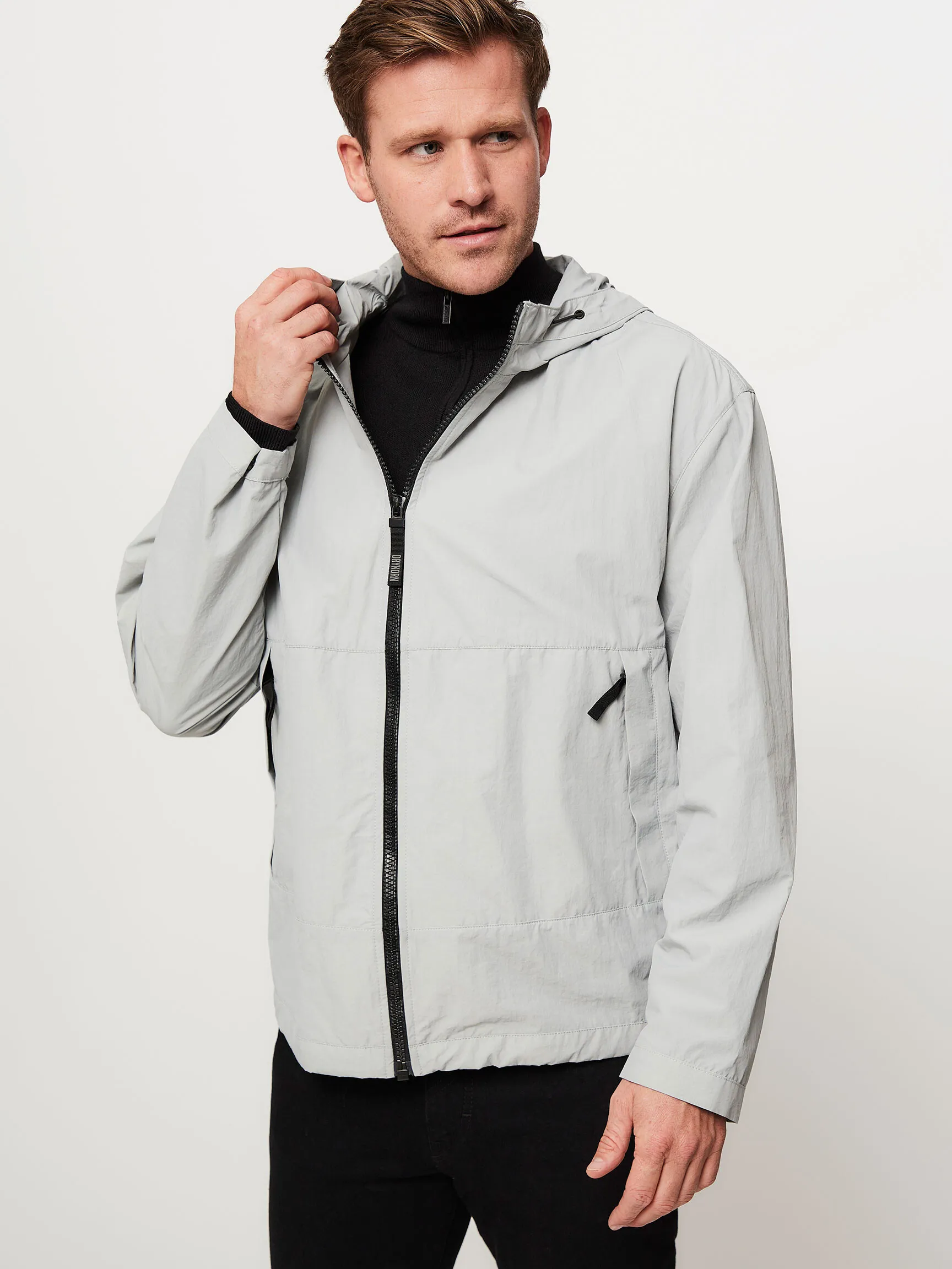 Drykorn Men Rokano, woven light weight jacket