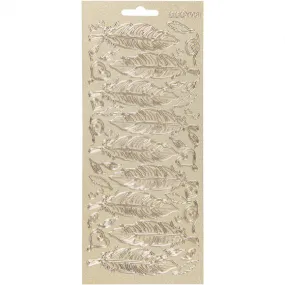 foliestickers Veren 44 stuks goud