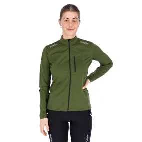 Fusion S2 Run Jacket groen dames
