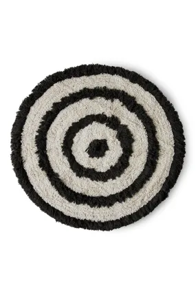 HKliving Badmat Round bath mat monochrome (ø80cm)