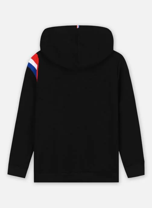      LE COQ SPORTIF TRI HOODY N°1 ENFANT BLACK  N.O.W  BLEU ELECTRO   MULTICOLOR   