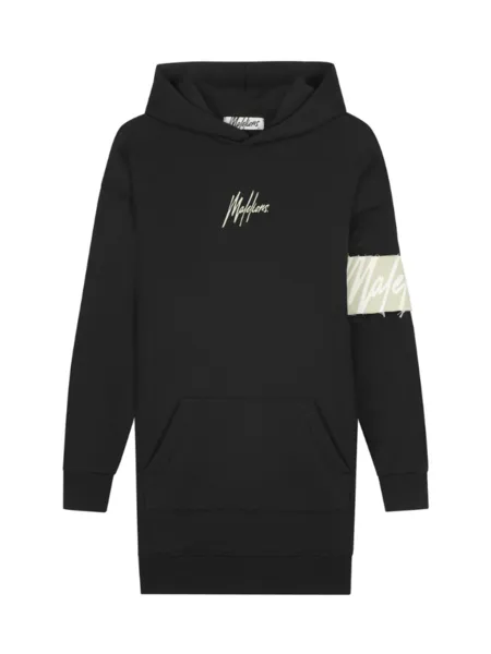 MALELIONS MALELIONS WOMEN CAPTAIN HOODIE DRESS  BLACK