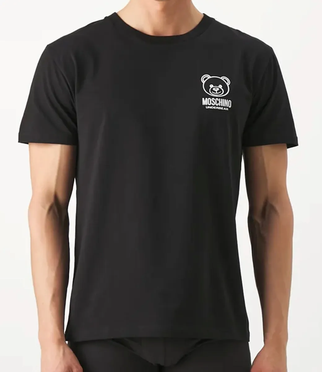 MOSCHINO TEE UNDER BEAR BLACK 