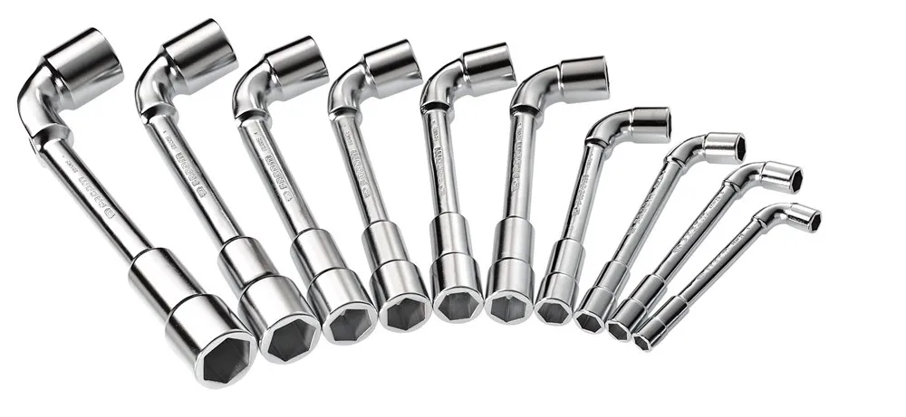 SET VAN METRISCHE PIJPSLEUTELS, 10DELIG, VAN 8 TOT 19 MM