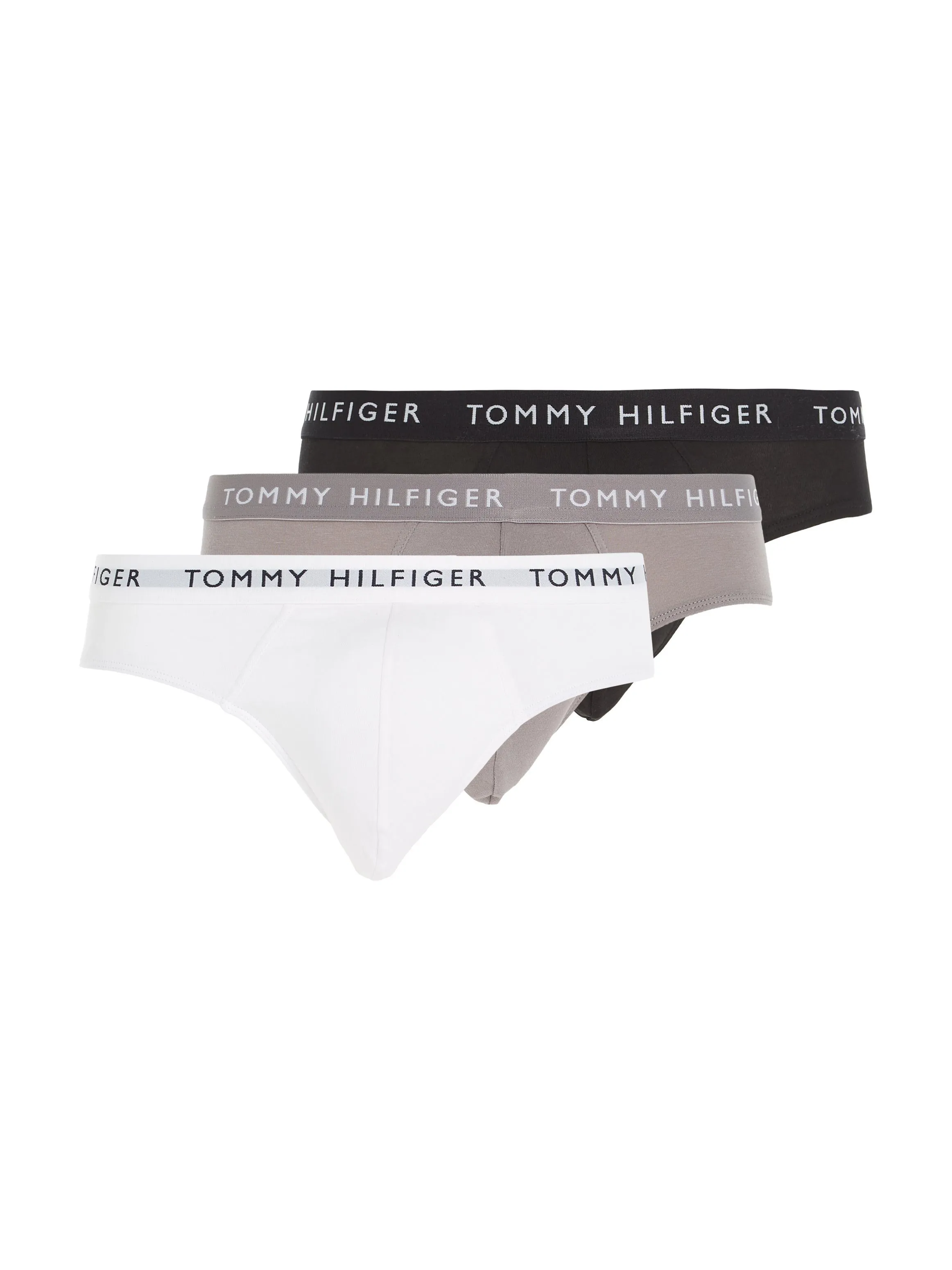 Tommy Hilfiger Underwear Slip met contrastkleurige onderbroekband (3 stuks)