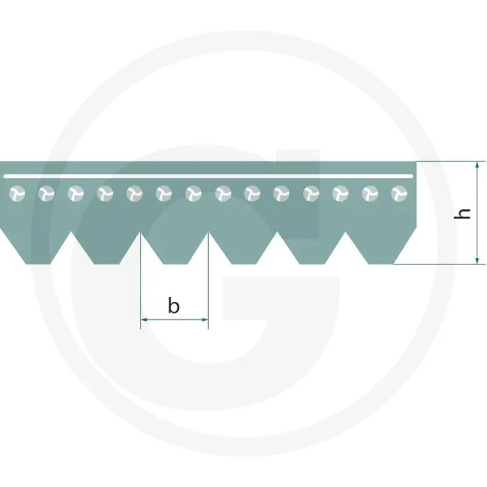 VSNAAR HIGHPERFORMANCE SPB X 4750MM (5 GROEVEN) (16,5X15,6MM)